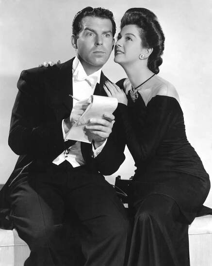 TAKE A LETTER DARLING, Fred MacMurray, Rosalind Russell, 1942