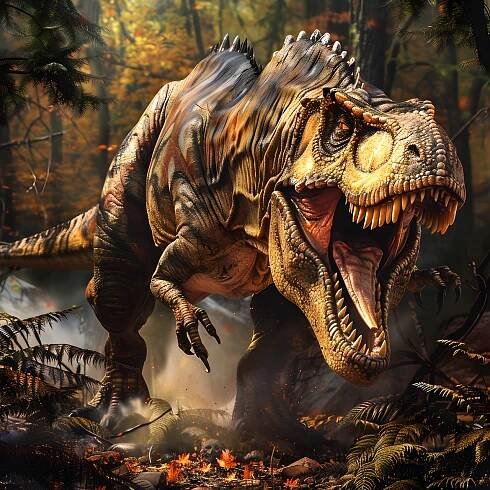 Ai Generované, Dinosaurus, Tyranosaurus