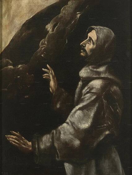 Saint Francis of Assisi in Ecstasy (El Greco, 1600) - Wikipedia