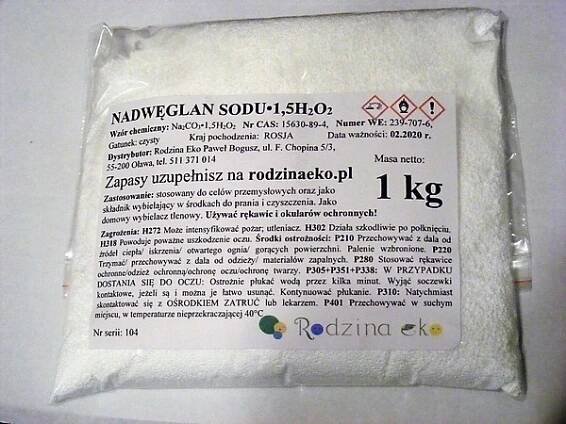 Perkarbonát sodný – bělidlo, 1 kg