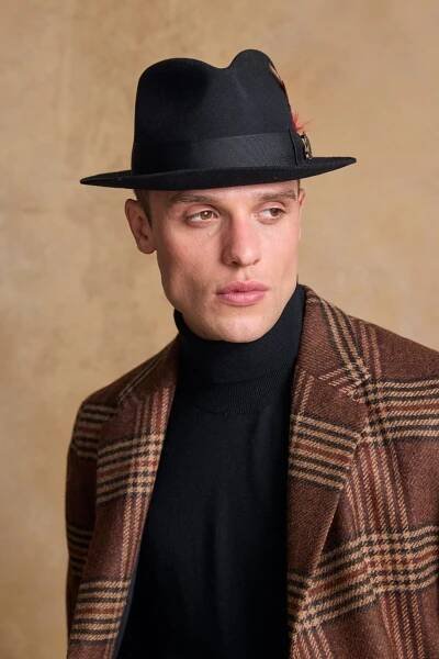 Kildare Felt Trilby Hat - Black