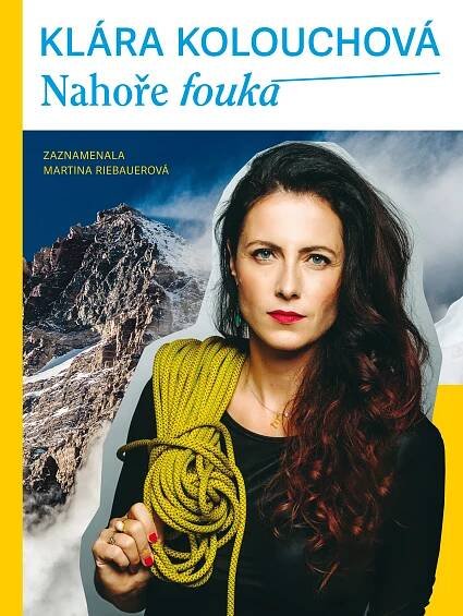 Klára Kolouchová - obálka knihy Nahoře fouká