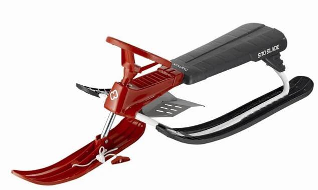 Dětské sáně Snowblade pro 2 osoby černé