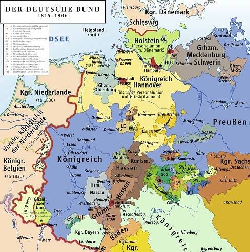German Confederation - 1815-1870 