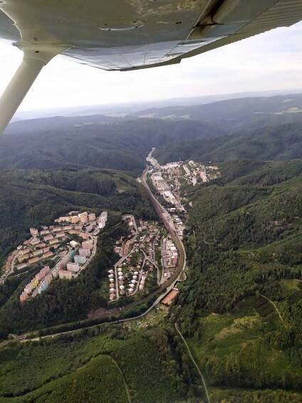 Vyhlídkový let k výročí nad Macochu - Let Brno