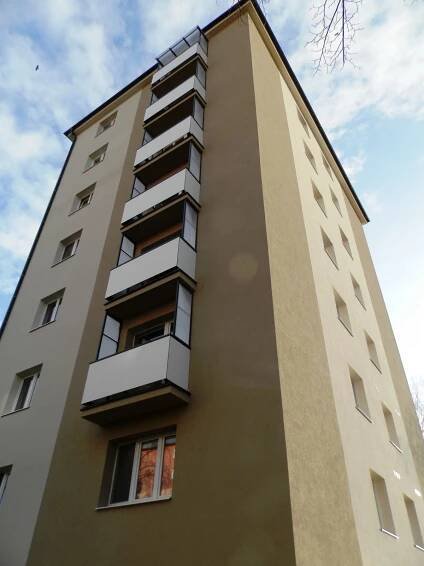 Vežový bytový dom Nešpora 1432/34 | RMG staving - kompletná revitalizácia panelových a murovaných bytových domov