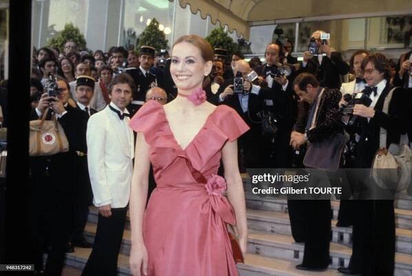 Claudine Auger au Festival de Cannes