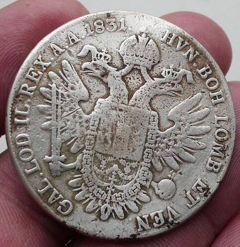 Stříbrný Tolar 1831 A - Vídeň František I.(II.)  - Sběratelství