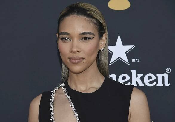 Alexandra Shipp arrives at the 5th Annual HCA Film Awards held at the Avalon Hollywood in Los Angeles, CA on Monday, ​February 28, 2022. (Photo By Sthanlee B. Mirador/Sipa USA)(Sipa via AP Images)