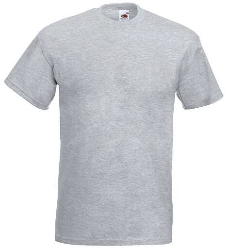 Fruit of the Loom 16.1044 Tričko pánské s krátkým rukávem heather grey