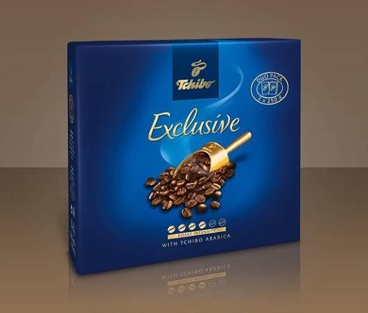 Tchibo Exclusive mletá káva 0,5 kg