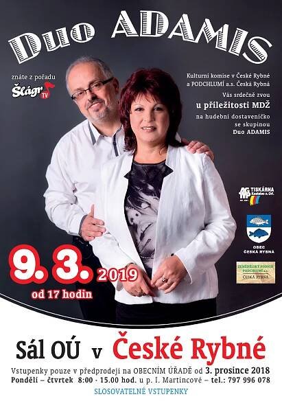 Duo Adamis Česká Rybná. Akce Koncerty