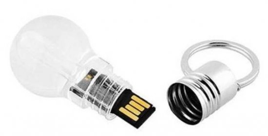 USB flash disk - žárovka