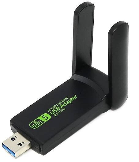 Dual-Band USB WiFi Adapter for Raspberry Pi (5GHz/2.4GHz MT7612U) by The Pi Hut - The Pi Hut