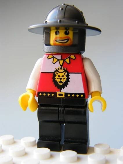 LEGO RYTÍŘ SE LVEM 03 - světlejší přilba