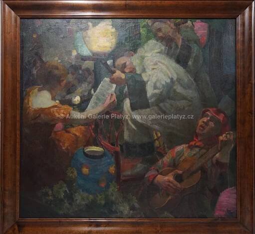 František Jakub - Karneval v Benátkách - Aukční Galerie Platýz