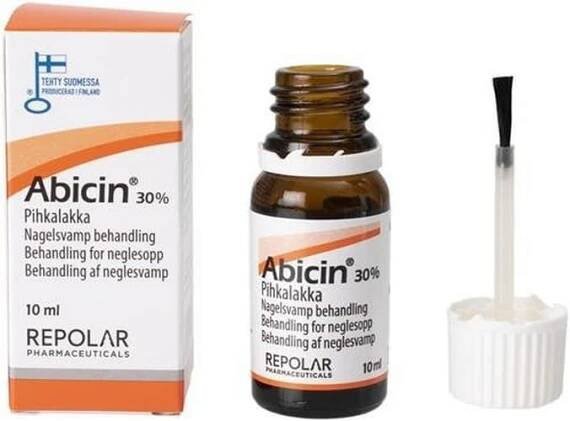 REPOLAR Abicin® 30% pryskyřicový lak proti plísňovým infekcím nehtů 10ml