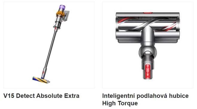 Dyson V15 Detect obsah balení
