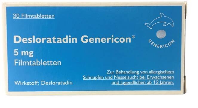 Desloratadin Genericon 5 mg Filmtabletten