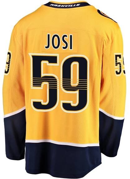 Hokejový dres týmu Nashville Predators s hráčem Josi 59