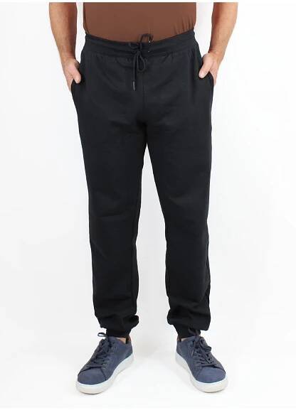 Pánské prodloužené tepláky WIDE black 2