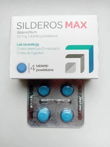 Silderos Max 50mg sildenafilu 4tablety (viagra) - Lékárna a zdraví