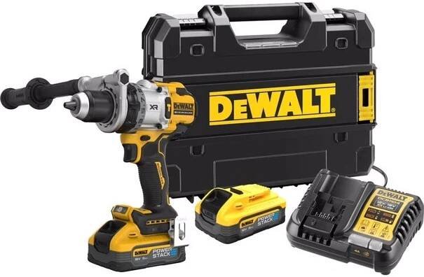 DeWALT DCD1007H2T 18V AKU vrtačka s příklepem 2x 5,0Ah PWST