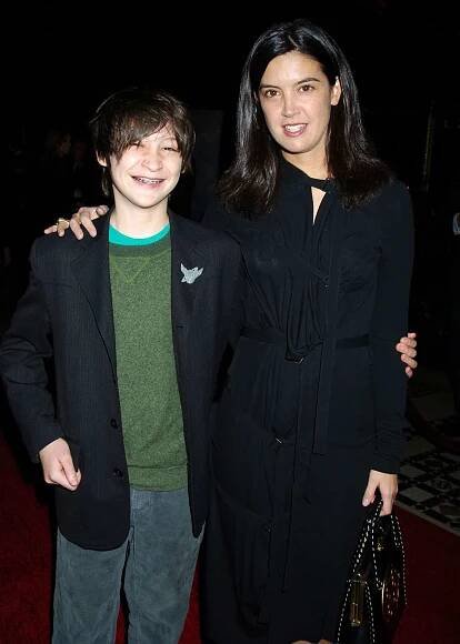 Owen Kline and mother Phoebe Cates during New York Film Critics Circle 71st Annual Awards Dinner