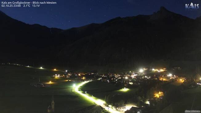 Kals am Großglockner - Blick nach Westen - Foto-Webcam.eu