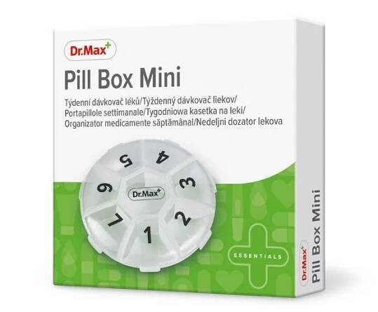 Dr. Max Pill Box Mini týdenní dávkovač léků 1 ks