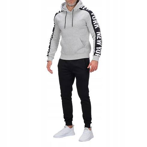 K01 + KS2252 vel. XXL PÁNSKÁ TEPLÁKOVÁ SOUPRAVA Značka Fk_fashion