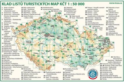 Klad listů map KČT :: bozanovobec.cz