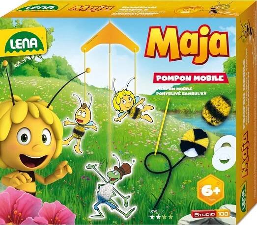 LENA Včelka Mája pompon zvířátka