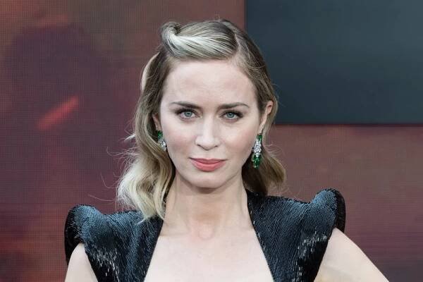 LONDON, UNITED KINGDOM - JULY 13: Emily Blunt attends the UK premiere of 'Oppenheimer' at Odeon Luxe Leicester Square in London, United Kingdom on July 13, 2023. (Photo by Wiktor Szymanowicz/Anadolu Agency via Getty Images)