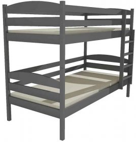 Patrová postel PP 018 80 x 200 cm - šedá