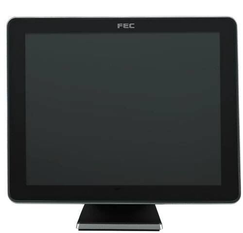 Dotykový monitor FEC AM-1017, 17" LED LCD (350cd), PCAP, USB, VGA/DVI, bez rámečku, černo-stříbrný | SUNTECH Computer