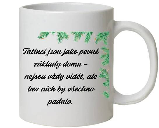 Vánoční hrnek pro tatínka citát 13.