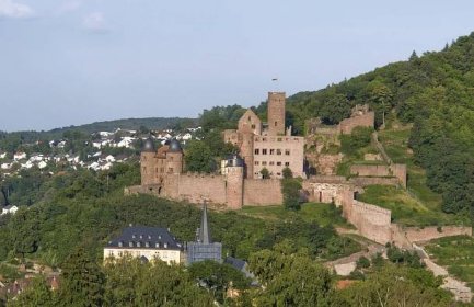 Letecký pohled na hrad wertheim — Stock obrázek