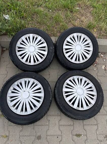 R14 5x112 165/70/14 zimní sada kol barum