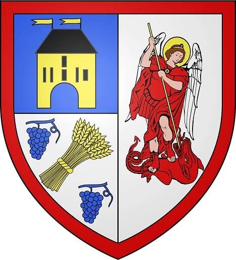 Súbor:Blason ville fr Saint-Michel (Loiret).svg – Wikipédia