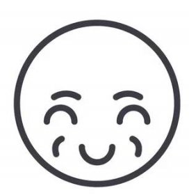Sly Emoji koncept linie upravitelný vektorový, koncept ikonu. Sly Emoji pojem lineární emoce ilustrace — Ilustrace