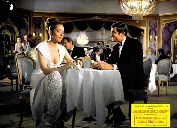 ON HER MAJESTY'S SECRET SERVICE, Diana Rigg, George Lazenby, 1969