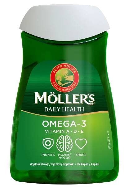MOLLER ́S Omega 3 DOUBLE 1×112 cps, rybí tuk