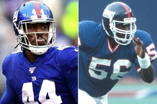 Markus Golden and Lawrence Taylor