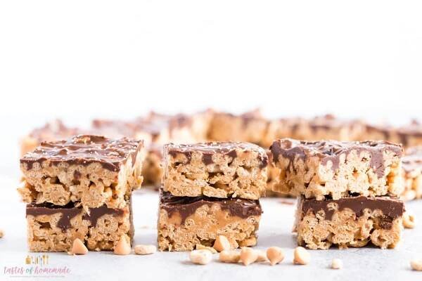 Salted Caramel Oat Squares