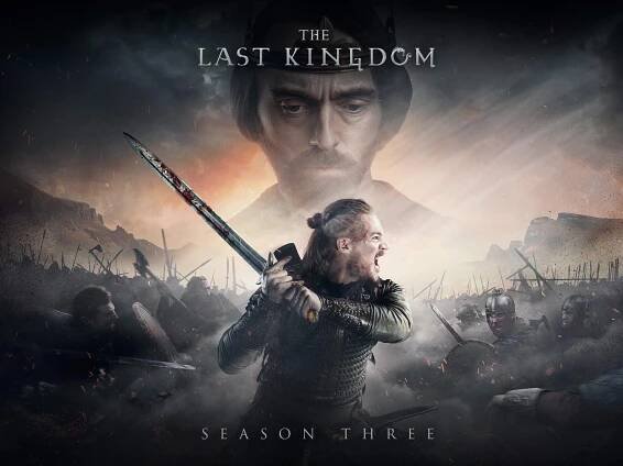 Alfréd a Uhtred na plagáte k 3. sérii (zdroj: Netflix)