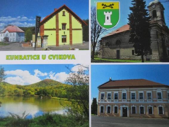 Kunratice u Cvikova sklárna kostel CL