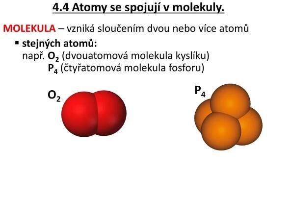 PPT - 4.4 Atomy se spojují v molekuly. PowerPoint Presentation, free download - ID:3157713