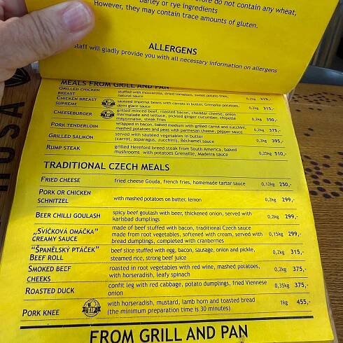 POTREFENA HUSA PLATNÉŘSKÁ, Prague - Stare Mesto (Old Town) - Menu, Prices & Restaurant Reviews - Tripadvisor