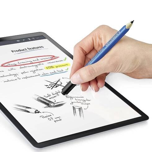 Staedtler Mars® Lumograph® digital jumbo digitální pero s psacím hrotem, citlivým vůči tlaku, s přesným psacím hrotem, t